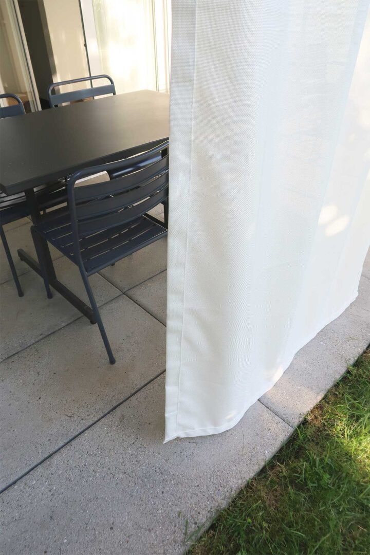 Massvorhang für Terrasse / Garten (Modell MYKONOS).