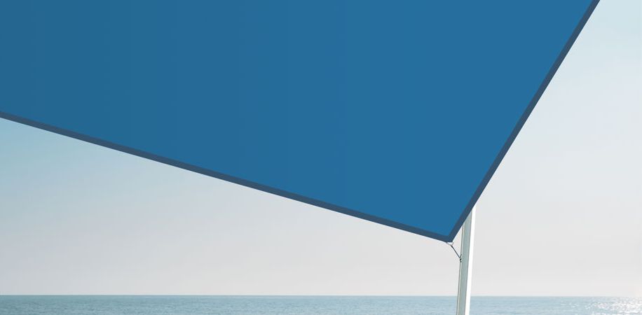 Sonnenschutz Garten Sonnensegel blau