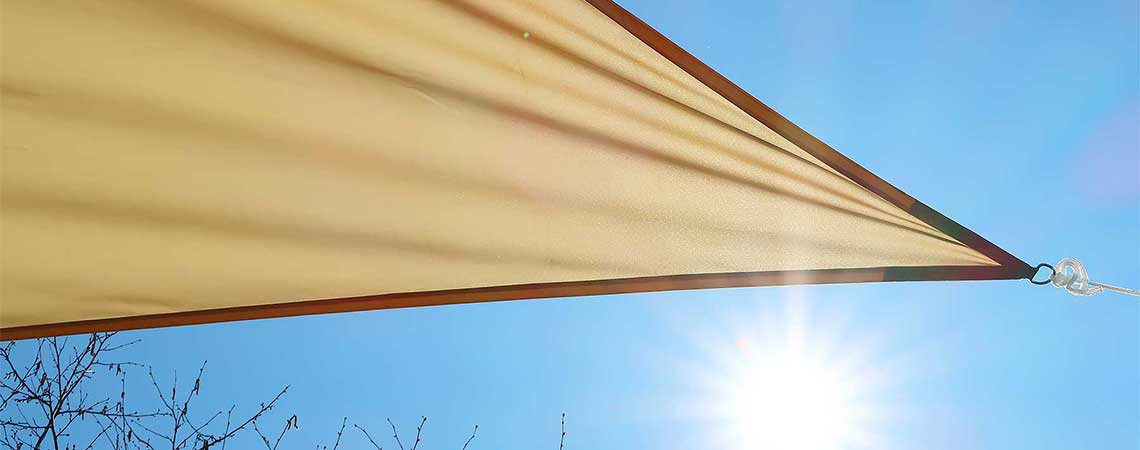 Sonnensegel Terrasse beige günstig