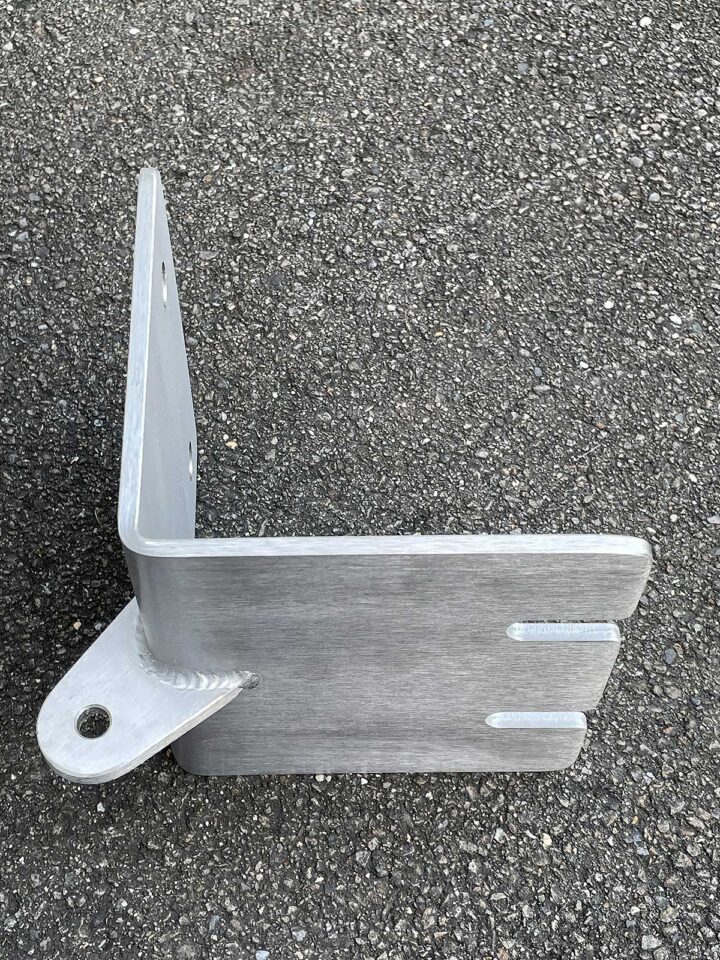 Wandhalterung Ausseneck 90°